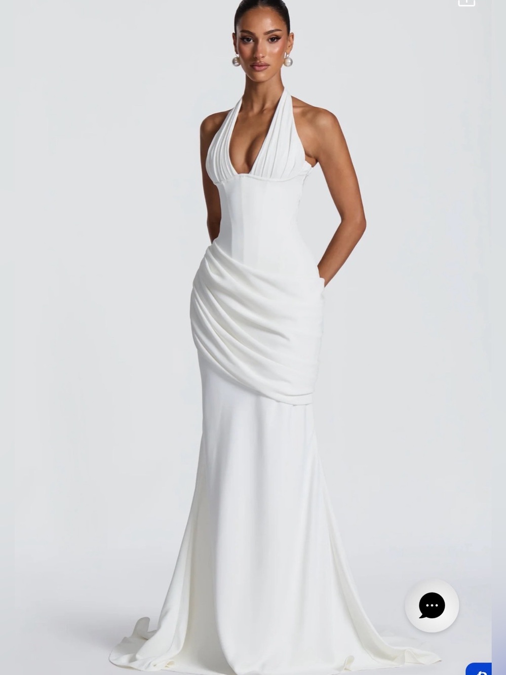 BABYBOO Nehemia ivory gown large new with tags